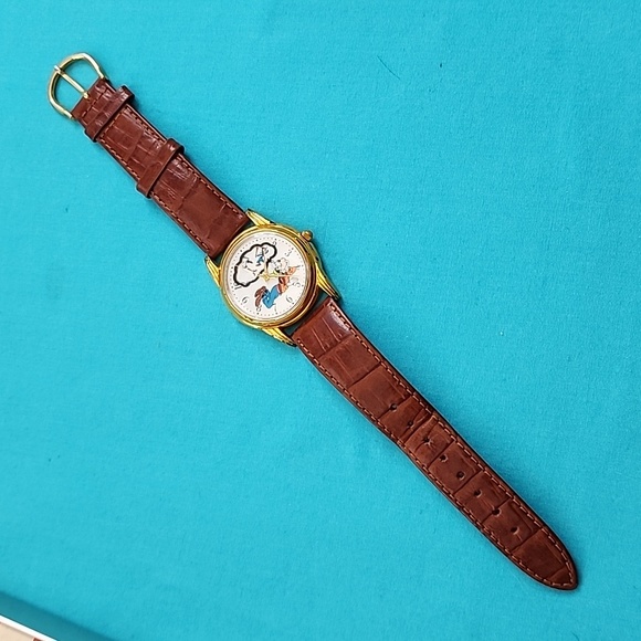 EUC Vintage Rare Disney Daydreaming Goofy Watch main image 12